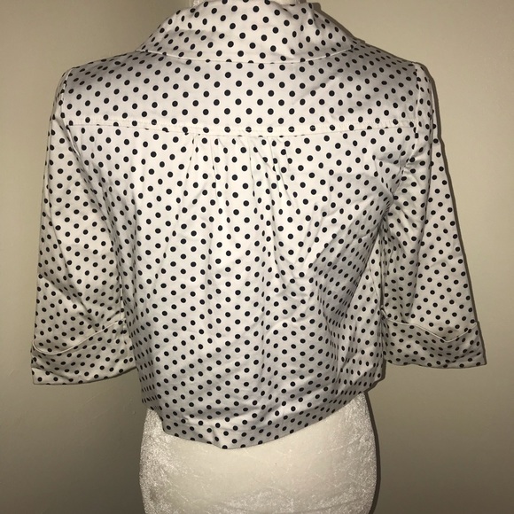 Black and White Polka Dot Jacket - Picture 2 of 3